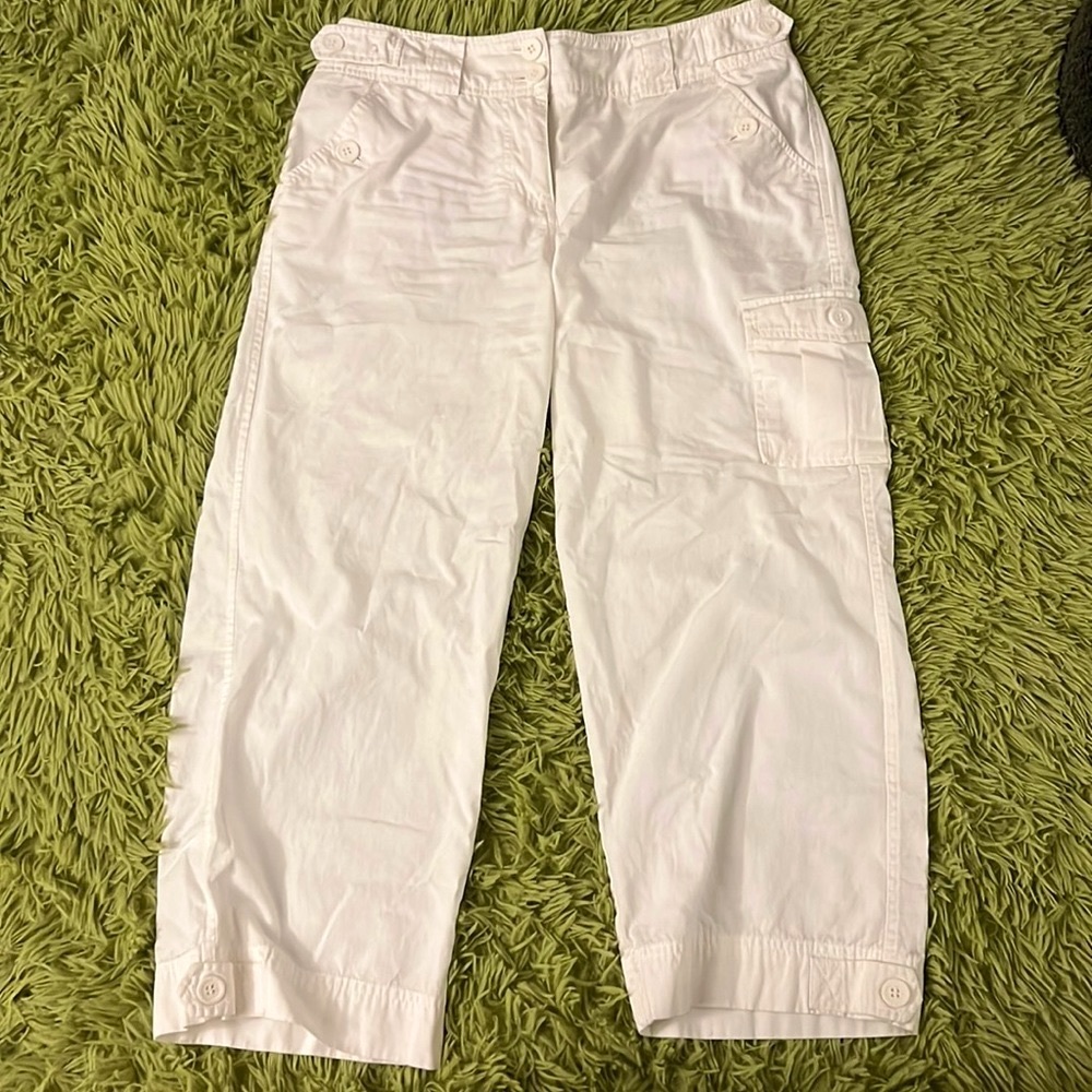 “New York & Company” white cargo pants!